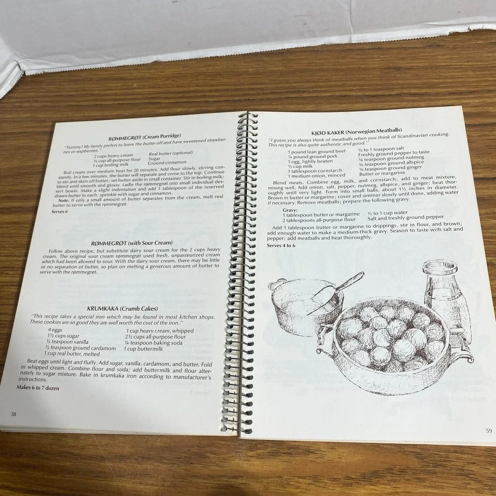 More Family Favorites Miriam B Loo 1980 Cookbook Ring Bound Illustrated Vintage